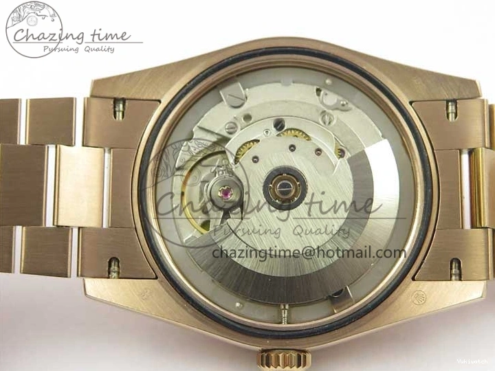 36 Day-Date Dial Edition Maker President RG 128239 Markers on Crystral RG Bp MOP Bracelet Best White 1220